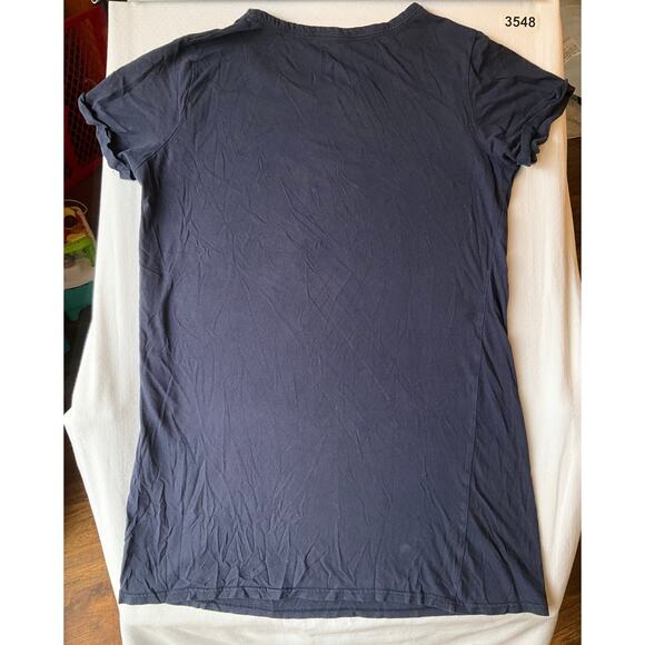 Peace Love & Dreams Women Dress size M Sleepwear ShortSleeve Do Not Disturb Blue - Picture 7 of 7